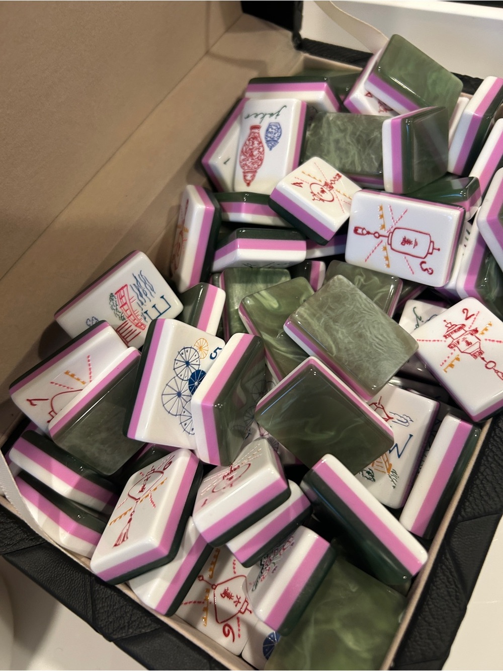 A classic American Mahjong Set, Color Jade - don’t Miss!